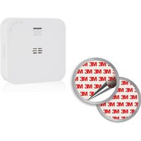 WiFi-Kohlenmonoxid-Melder wechselbare Batterien & Magnethalterung 85dB Alarm von SETPOINT