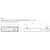 Sevax - Drehpunkt janus+ F3 Arretierung 90° 120 kg Vierkantachse - 757362 von SEVAX
