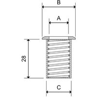 Staubschutz-Federschließblech Sevax 20 - 847520 von SEVAX
