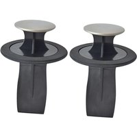 2 Stück Abfallentsorgung, Spülbeckensieb, Abfallentsorgung, Küchenspüle, Sieb, Stopper, Abflussschutz, Spülbecken-Verschlussstopfen, 84–86 mm, von SEVENGIRL