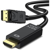 DisplayPort-zu-HDTV-4K-Kabel (30 Hz) – 1,8 m – Unidirektional – DisplayPort-Verbindung zwischen Computer und HDTV-Monitor – Für Multi-Screen-Gaming – von SEVENGIRL