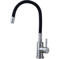 Sevengirl - Schwarzer Küchenarmatur mit flexiblem Auslauf – 360° drehbarer Küchenarmatur – Küchenmischbatterie aus Messing Sevengirl - Schwarzer Küchenarmatur mit flexiblem Auslauf – 360° drehbarer Küchenarmatur – Küchenmischbatterie aus Messing von SEVENGIRL