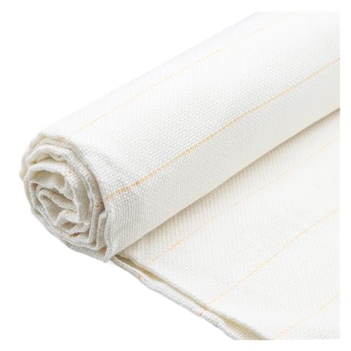 1,5x4 Meter Mönchstuch Tufting-Tuch, markierte Linien webt for die Herstellung von Kleidungsstücken, DIY Mönchstuch Teppich Wandteppich Teppichherstellung Handarbeiten(WHITE,1.5Mx1.5M) von SEVEQIS