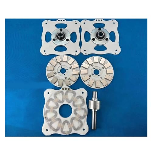 1000 W Hochleistungs-DIY-Scheiben-Permanentmagnet-Kernlosgenerator, niedrige Geschwindigkeit, hohe Effizienz(Steel Kit) von SEVEQIS
