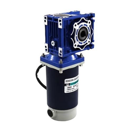200 W Schneckengetriebe DC-Getriebemotor 12 V 24 V Vorwärts- und Rückwärtsdrehung mit Drehmoment RV30 2200 U/min Geschwindigkeitsregelmotor(24V,420RPM) von SEVEQIS