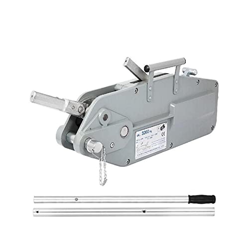 3,2 t/7000 lbs Handwindenhebemaschine mit 20 m Drahtseil, große Tragfähigkeit, strapazierfähiger legierter Stahl for Industrietransport 3,2 t/7000 lbs Handwindenhebemaschine mit 20 m Drahtseil, große Tragfähigkeit, strapazierfähiger legierter Stahl for Industrietransport von SEVEQIS