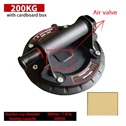 8-Zoll-Vakuum-Saugnapf 220 kg mit Kupfergriff Ventosas Para Vidrio Hochleistungsheber for manuelles Heben von Granitfliesenglas(200KG paper box) von SEVEQIS