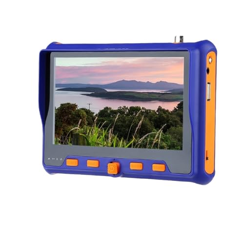 CCTV Tester, 4in1 5" Tester Monitor 2MP CCTV Kamera PTZ Test TVI CVI AHD VGA CVBS Video Kabel Test HD 1080P Kamera Tester von SEVEQIS