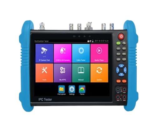 CCTV Tester, 8K CCTV IP Kamera Tester Monitor 8K IPC 8MP AHD TVI SDI CVI Tester Mit VGA PoE RJ45 Kabel TDR Test UTP Kabel Tracer(IPC-9800CMADHS Pro) von SEVEQIS