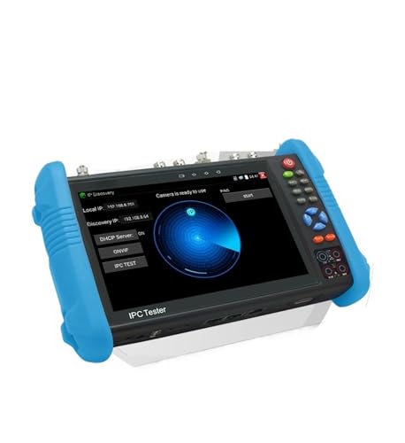CCTV Tester, 9800 Movtadhs Plus Poe Monitor Tester Netzwerkkabeltester Cctv Testmonitor Rj45 Cftv Tester Monitor Kamera IP Tester(IPC-9800CADH PLUS) von SEVEQIS