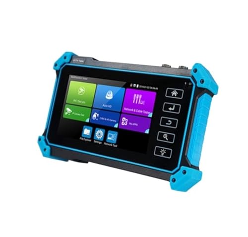 CCTV Tester, CCTV IP Kamera Tester AHD+TVI+CVI+Analog CCTV Kamera Tester Monitor VGA PoE Power Ausgang RJ45 TDR Kabel Tester(IPC-5100 Plus) von SEVEQIS