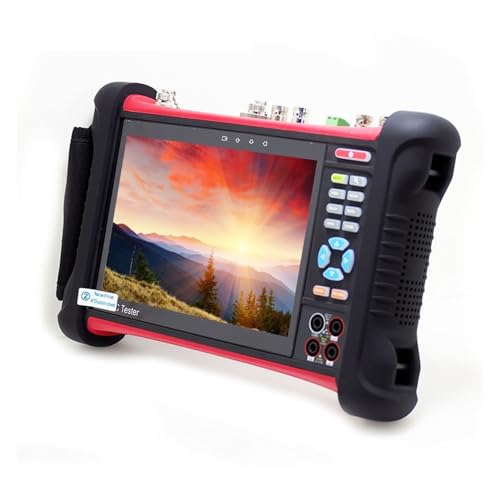 CCTV Tester, H.265 4K CCTV Tester X7 8MP TVI CVI AHD SDI CVBS IP Kamera Tester Monitor Mit Kabel Tracer UTP/RJ45 Kabel Test von SEVEQIS