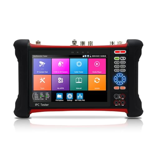 CCTV Tester, X7 IP-Tester Tragbarer Monitor-Kameratester CCTV-Kameramonitor CCTV-IP-Kameratester RJ45-Netzwerkkabeltester(X7 basis) von SEVEQIS