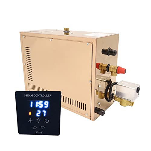 Dampfgenerator, 1 5 kW Dampf Sauna Equipment Generator Machine Handelsbeschwerte Dampfgenerator Duschsystem for Gewichtsverlust und Körperspa von SEVEQIS
