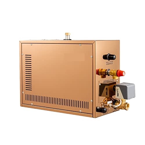 Dampfgenerator, Edelstahl -Saunaausrüstung Dampfgenerator Nassdampfmaschine Sauna Dampfbad Automatische Entwässerung Nassdampfausrüstung(AT-90S) von SEVEQIS