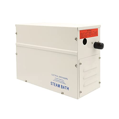 Dampfgenerator, Haushaltsauna Sauna Dampfgenerator Maschine Nassdampfmaschine Sauna Dampfbad Intelligent Steuerdampfausrüstung(ST-135M,Add drain valve) von SEVEQIS