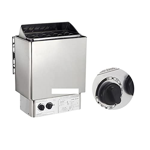 Dampfgenerator, SCA Edelstahl -Sauna -Heizung Elektrischer Sauna -Herd mit internem Controller 3 kW/4,5 kW/6 kW/8 kW/9 kW Haushaltswerbung Sauna Zimmerausrüstung(8KW) von SEVEQIS