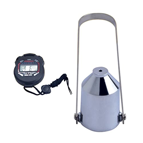 Farbviskositätsbecher Viskosimeterbecher mit Stoppuhr-Mischverdünnungswerkzeug Viskositätstestbecher 2# Farbviskositätsbecher Viskosimeterbecher mit Stoppuhr-Mischverdünnungswerkzeug Viskositätstestbecher 2# von SEVEQIS