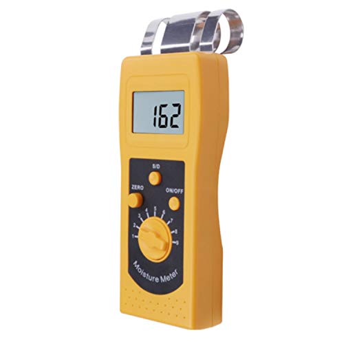 Feuchtigkeitsmesser, Digitaler Holzfeuchte-Messgerät DM200W Messbereich 0% -80% Tragbarer Feuchtigkeits Instrument Holz Feuchtigkeitsbestimmer Feuchtigkeitsmesser, Digitaler Holzfeuchte-Messgerät DM200W Messbereich 0% -80% Tragbarer Feuchtigkeits Instrument Holz Feuchtigkeitsbestimmer von SEVEQIS