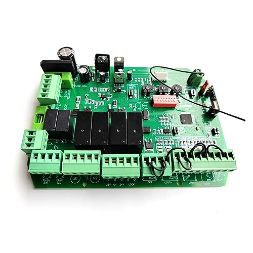 Hauptplatine Des Drehtoröffnermotors Der Steuerplatine Nur For Die Verwendung Mit 24-V-Gleichstrommotoren(2 REMOTE CONTROL KIT) von SEVEQIS