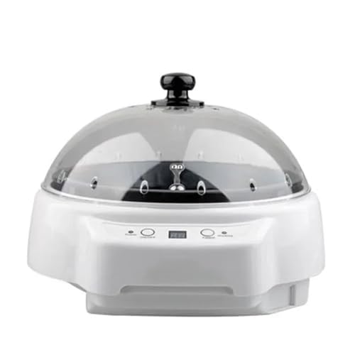 Haushalt Smart Timing Kaffeeröster Geschmack Bean Grinder Melonensamen Röstmaschine Kleine Popcorn Kochgerät(White) von SEVEQIS