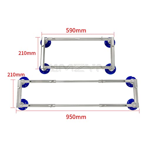LCD-TV-Bildschirm-Sauger 4 Saugnäpfe Gerät 32-55 Zoll LED-TV-Bildschirm Glas-Vakuumsauger Vakuumheber TV-Bildschirm-Sauger(LY-210mm) von SEVEQIS