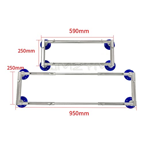 LCD-TV-Bildschirm-Sauger 4 Saugnäpfe Gerät 32-55 Zoll LED-TV-Bildschirm Glas-Vakuumsauger Vakuumheber TV-Bildschirm-Sauger(LY-250mm) von SEVEQIS