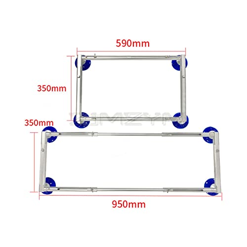 LCD-TV-Bildschirm-Sauger 4 Saugnäpfe Gerät 32-55 Zoll LED-TV-Bildschirm Glas-Vakuumsauger Vakuumheber TV-Bildschirm-Sauger(LY-350mm) von SEVEQIS
