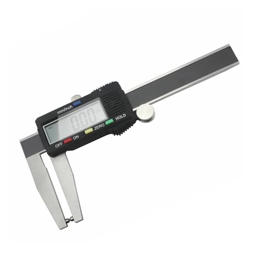 Mikrometer, 0-60 Mm Edelstahl Digital Bremsscheibe Messschieber Elektronische Bremssattel Disk Messschieber Reifendickenmessgerät Lineal(Digital type) von SEVEQIS