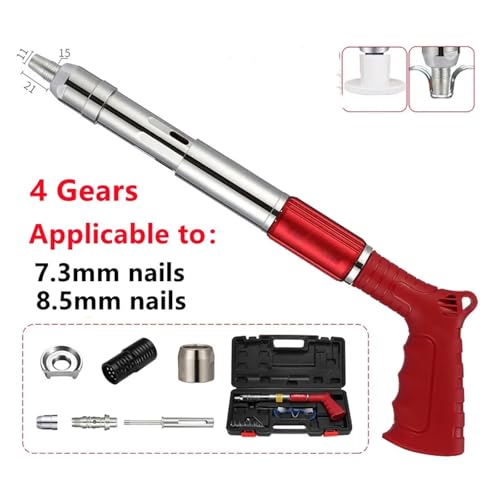 Nagelpistole, Mini Stahl Nägel Pistolen Niet Werkzeug Beton Wand Anker Draht Schlitzen Gerät Dekoration Niet Tufting Pistolen Hause DIY Power werkzeuge(Large Style 6) von SEVEQIS