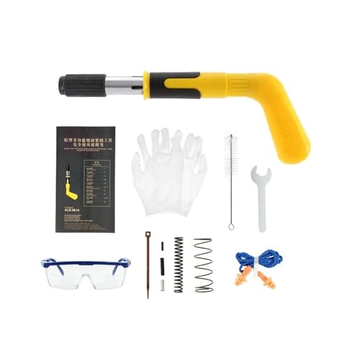 Nagelpistole, Mini Stahl Nägel Pistolen Niet Werkzeug Beton Wand Anker Draht Schlitzen Gerät Dekoration Niet Tufting Pistolen Hause DIY Power werkzeuge(Style 1) von SEVEQIS
