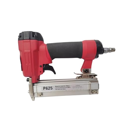 Nagelpistole, Pneumatischer Tacker, 0,64 Mm, Professioneller, Robuster Nagler-Hefter For Holz, Polster, Teppich, Drahtzäune Nagelpistole, Pneumatischer Tacker, 0,64 Mm, Professioneller, Robuster Nagler-Hefter For Holz, Polster, Teppich, Drahtzäune von SEVEQIS