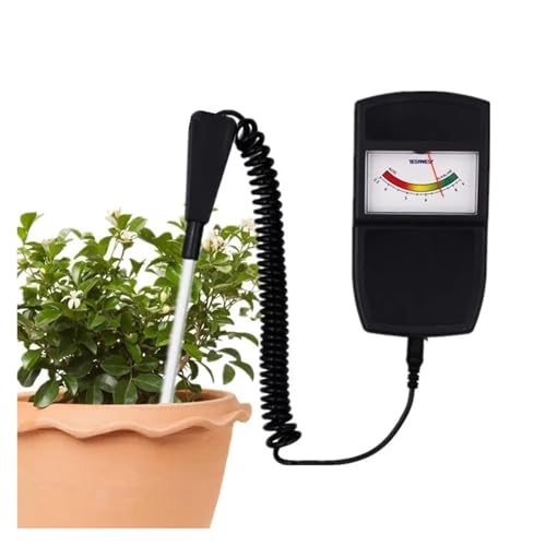 PH Messgerät Erde, 2-in-1 Boden pH Feuchtigkeit Meter Boden Test Feuchtigkeit Säure Alkalinität Analyzer Lange Sonde Abnehmbare von SEVEQIS
