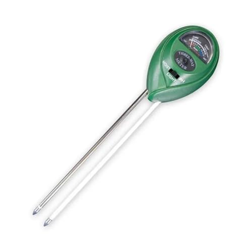 PH Messgerät Erde, Rundkopf-Bodenmessgerät Detektor Ph-Meter Feuchtigkeits-Leuchtkraftmessung Tester Boden Gartenarbeit PH Messgerät Erde, Rundkopf-Bodenmessgerät Detektor Ph-Meter Feuchtigkeits-Leuchtkraftmessung Tester Boden Gartenarbeit von SEVEQIS