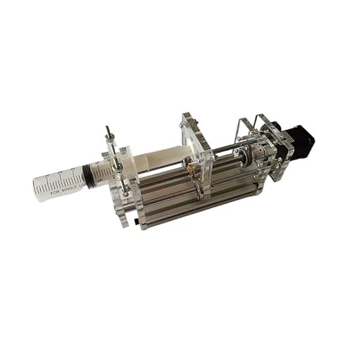 Präzisions-Tischspritzenpumpe, Labor-Mikropumpe, Spritze, Propeller, Kleberspender, Probenahmepumpe mit neuester Steuerung(Gris) von SEVEQIS
