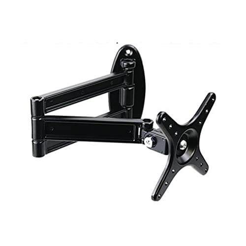 SEVEQIS Monitor Ständer, 14-24-Zoll-Monitor-Freischwinger-Halterung LCD-Computer-Aufhänger Universelle rotierende Teleskop-Wand-TV-Halterung(Noir) von SEVEQIS