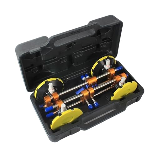 Saugheber Fliesen, 2 Teile/satz Stein Naht Setter Mit 6 Zoll Vakuum Saugnäpfe for Granit Verbindung Nahtlose Gummi Vakuum Nivellierung Werkzeuge(Silicone Plastic box) von SEVEQIS