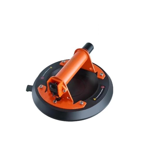 Saugheber Fliesen, 8"/10" Glas-Vakuum-Saugnapf mit Griff und Tragebox. Industrielles Hebewerkzeug for Heben von Metall, Granit, Fliesen, Holzplatten(1pc 8in Metal) von SEVEQIS