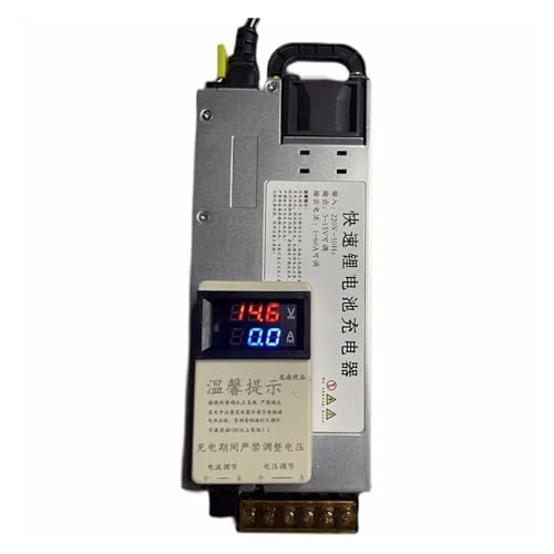 Schnellladerät 14,6 V 60 A, Lithium-Eisenphosphat/Nicht-Lithium/Nickel/Batterieladerät, AC 110–250 V Lithium-Batterie einstellbar von SEVEQIS
