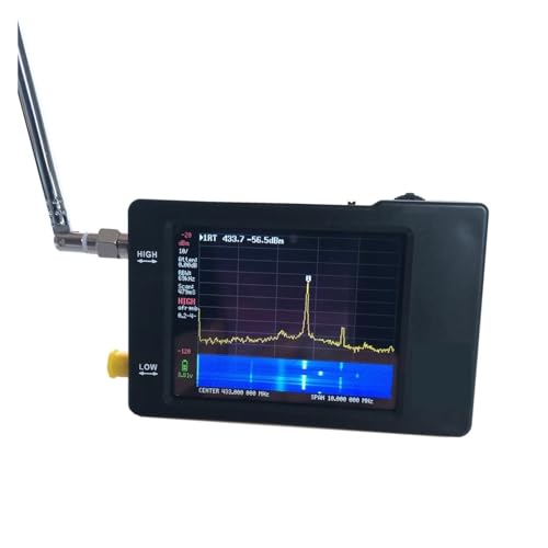 Spectrum Analyzer, 2,8-Zoll-Display, 100 kHz bis 960 MHz, tragbarer winziger analysator mit ESD-Schutz Spectrum Analyzer, 2,8-Zoll-Display, 100 kHz bis 960 MHz, tragbarer winziger analysator mit ESD-Schutz von SEVEQIS