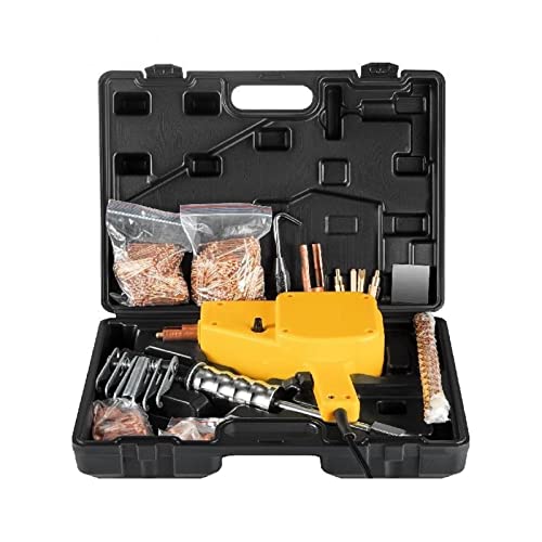 Spot Welder Dent Puller Kit Car Body Repair Tools 800VA Punktschweißen Spotter Dents Remover Stud Gun Set for die Autoreparatur von SEVEQIS