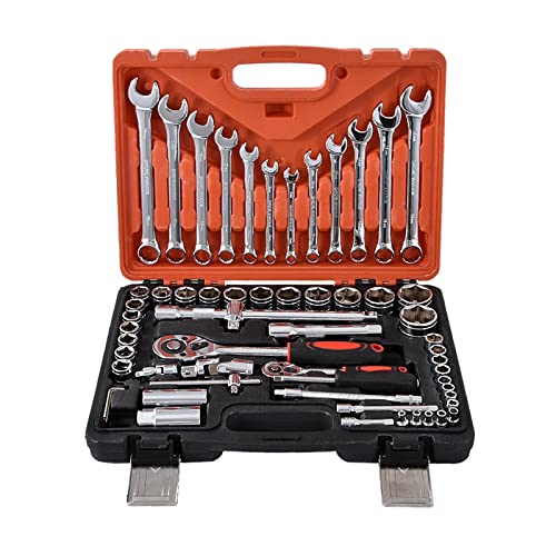 Steckschlüssel-Satz 61 Teile/Satz Schraubenschlüssel Auto Schiffsmaschine Reparatur Service Werkzeugsatz Mit Hochleistungsratsche 61 Teile/Satz von SEVEQIS