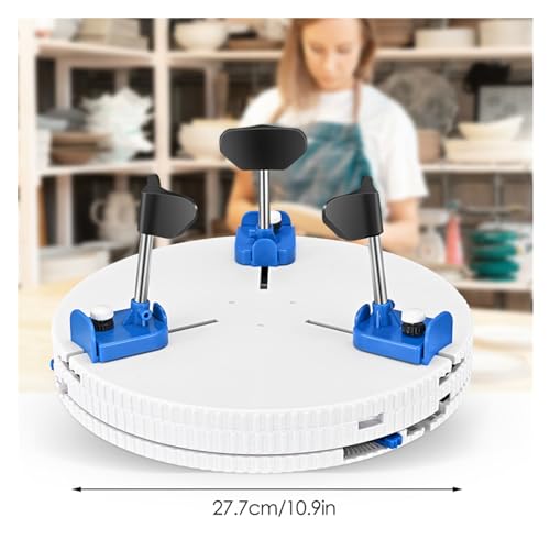 Töpferscheiben-Clip-Werkzeug, Töpfermaschinenklemme und Keramik-Kunst-Reparaturwerkzeug, Töpfer-Unterrichts-Plattenspieler-Klemme for Keramik-Anfänger(A) von SEVEQIS
