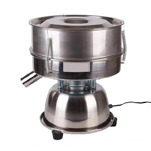 Vibrationssieb, Siebpulvermaschine, kleiner elektrischer Siebfilter aus Edelstahl, Vibrationssiebmaschine(8cm with 2sieve) von SEVEQIS