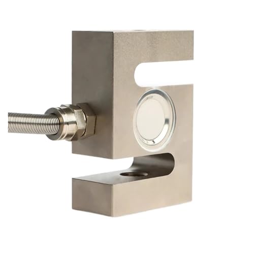 Wägezelle, 1000 kg 3000 kg 5T Zementtrichter Legierter Stahl Push-Pull Gewicht Kompressionssensor S-Trägerform Wägezelle S-Typ Wägezelle(50KG(12mm)) von SEVEQIS