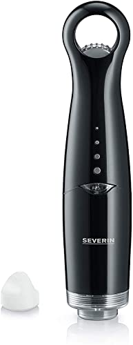 SEVERIN FS 3600 Vakuumierstick (Inkl. 5 Vakuumierbeutel, 1 USB-Kabel, 1 Weinstopfen, Kabellos einsetzbar, Für Beutel, Behälter, Weinflaschen) von SEVERIN