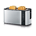 SEVERIN Toaster Schwarz, Edelstahl Edelstahl 1400 W AT 2590 von SEVERIN