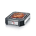 Severin Elektrogrill PG 8545 2300W Rostfreier Stahl 255 x 230 mm Schwarz von SEVERIN