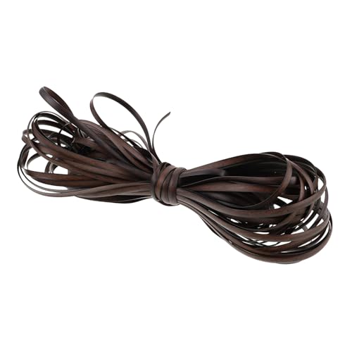 SEWACC 1 Rolle Rattan Reparaturmaterial Kunststoff Multifunktionales DIY Material für Möbelreparatur von Stühlen Sofas und Tischen für Kreative Korbweben Projekte Braun von SEWACC