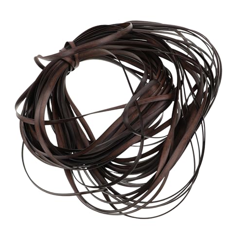 SEWACC 1 Rolle Rattan Reparaturmaterial Kunststoff für DIY Projekte und Möbelreparatur Strapazierfähig Einfach zu Verwenden für Stühle Sofas und Tische Braun von SEWACC